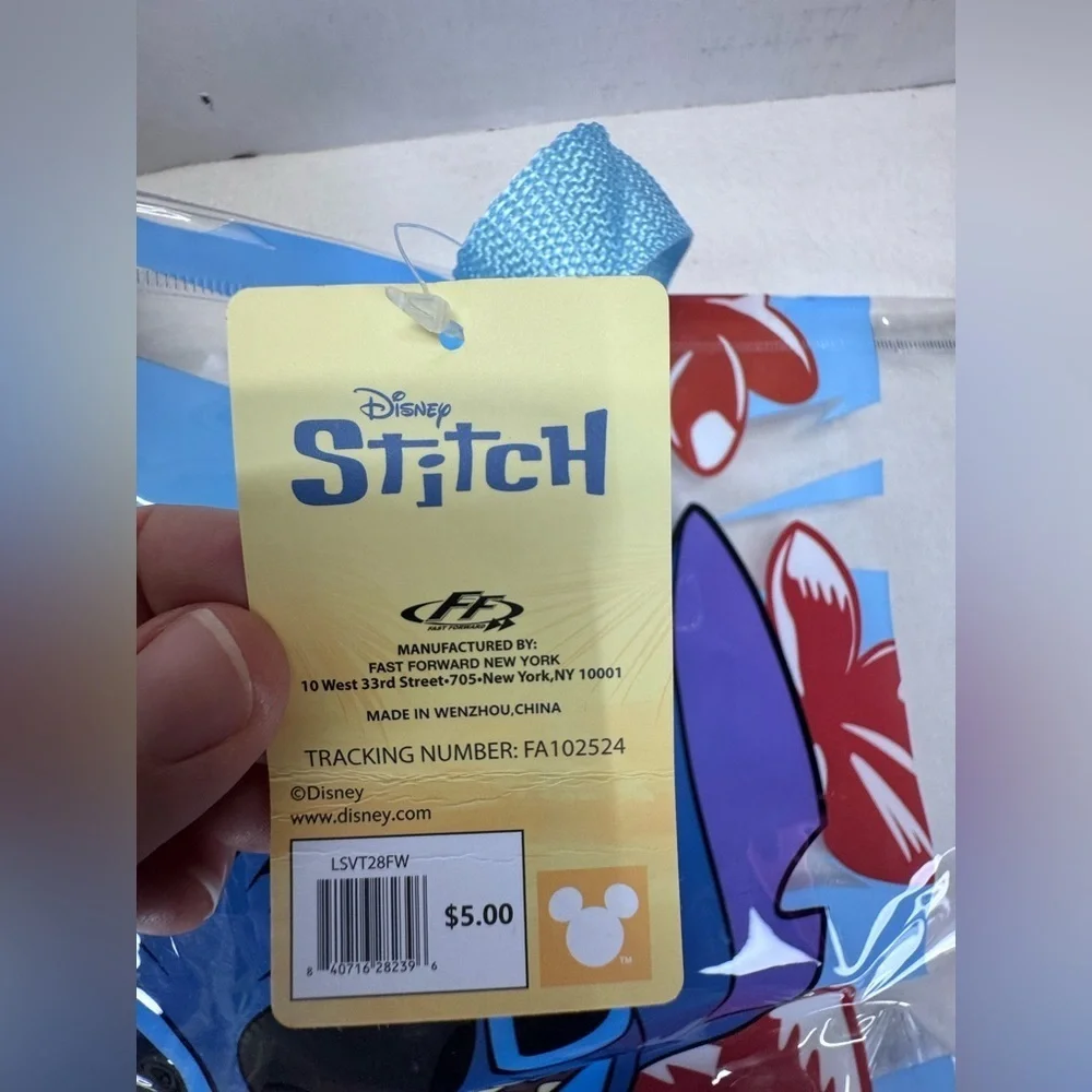Disney .Red and blue umbrella .